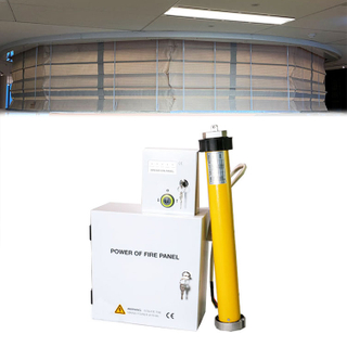 European Stand DC24V Fire Control Smoke Grey for Curtain Wall Anti Fire Smoke Curtain