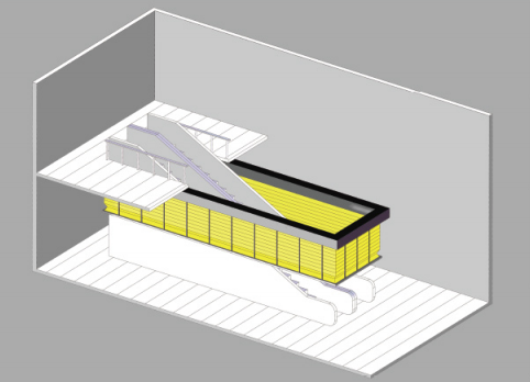 Curtains for Passive fire protection-Escalators and Stairs